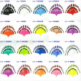 17colors 36pcs Ear Taper & Plug Stretching Kit Flesh Tunnel Ear Gauges