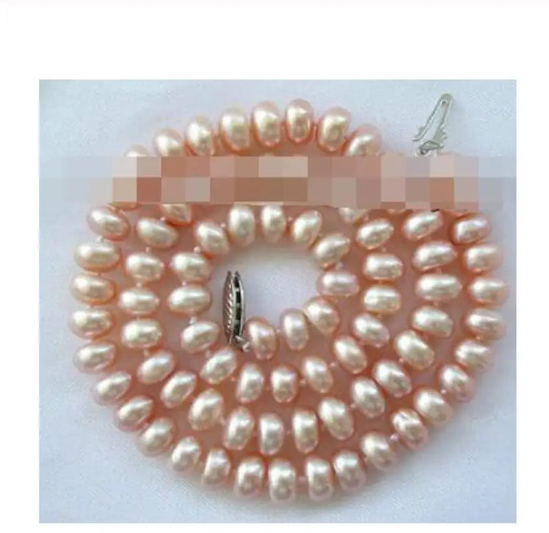 17in Round Pink Freshwater Pearl Necklace