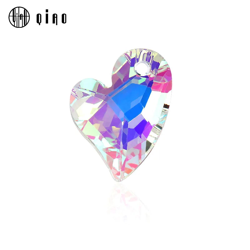 17mm Crystal Charms Heart Pendant 6261 for DIY Jewelry