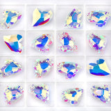 17mm Crystal Charms Heart Pendant 6261 for DIY Jewelry
