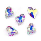 17mm Crystal Charms Heart Pendant 6261 for DIY Jewelry