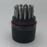 17pcs Doming Punch & Dapping Block Set with Stand