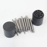 17pcs Steel Jewelry Dapping Punches Jewelry Making Tools Kit