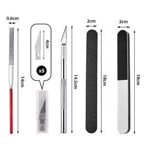 Metal Puzzle Tool Set for Model Repairing and Jewelry Work