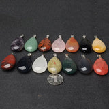 20PCS Opalite Jaspers Sandstone Quartz Pendants Jewelry Making