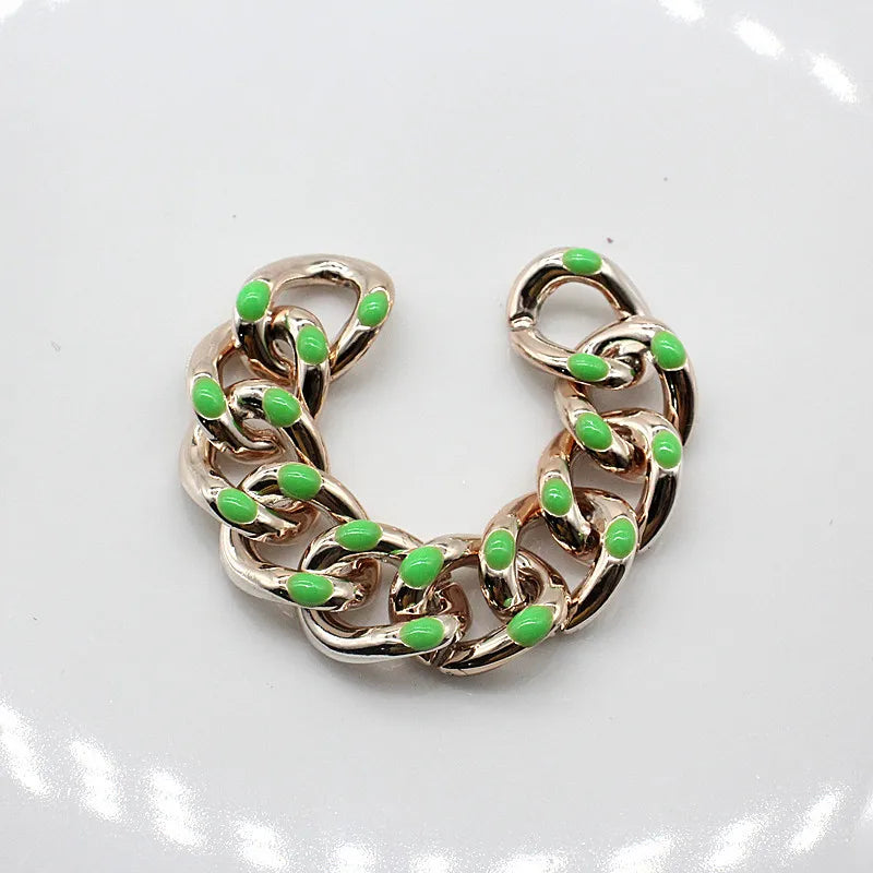 UV Electroplating Oil Drop Punk Chain Key Chain DIY Accessories