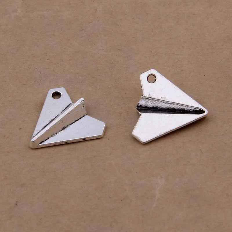 Paper Airplane Charms Pendants for DIY Jewelry Making