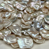 18-19mm Natural Freshwater Pearl Large Petal Beads for DIY Jewelry Making