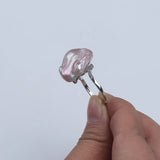 18-19mm Purple Baroque Pearl Ring