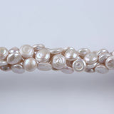 18-19mm Natural Coin Shape Freshwater Pearl Beads Strings