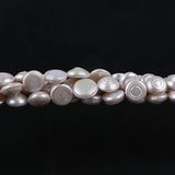 18-19mm Natural Coin Shape Freshwater Pearl Beads Strings