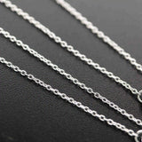 18-20in Sterling Silver Necklace Chain DIY Supplies