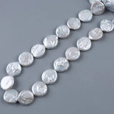 Coin Pearl Freshwater Pearls String Strands For Jewelry Making