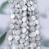 Coin Pearl Freshwater Pearls String Strands For Jewelry Making