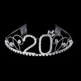 Crystal Rhinestone Tiara Princess Crown Hairband Headdress