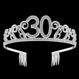 Rhinestone Crystal Princess Crown Birthday Tiara for Women Girls