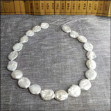Natural Fresh Water Baroque Nuclear Wrinkled Coin Pearl Bead Jewelry Beads