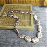 Natural Fresh Water Baroque Nuclear Wrinkled Coin Pearl Bead Jewelry Beads