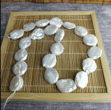 Natural Fresh Water Baroque Nuclear Wrinkled Coin Pearl Bead Jewelry Beads