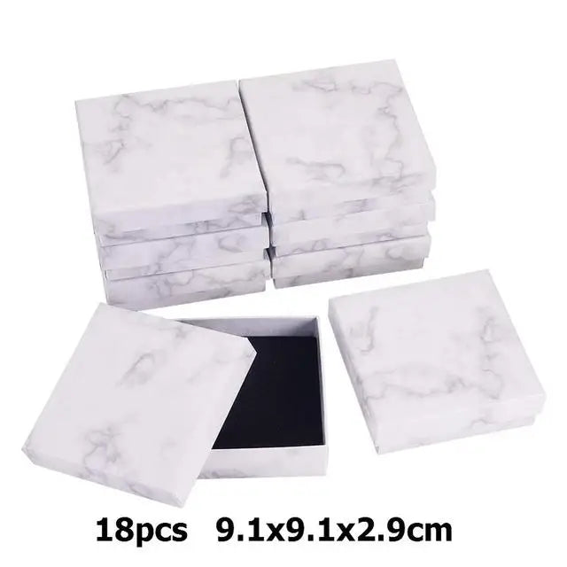 Cardboard Jewelry Storage Box for Necklaces Bracelets Earrings