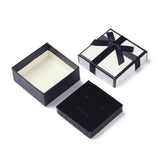 Paper Jewelry Set Box Square Boxes for Necklaces and Earring Jewelry Display Box