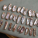 10Pcs 14K Filled Colorful Freshwater Pearl Charms DIY Jewelry Pendants
