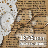 Top Quality 18*25MM Oval Clear Crystal Glass Cabochon 100pcs/lot