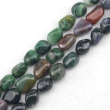 18-25mm Natural Indian Agate/African Jade Stone Beads DIY Jewelry Making Strand