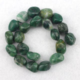 18-25mm Natural Indian Agate/African Jade Stone Beads DIY Jewelry Making Strand