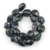 18-25mm Natural Indian Agate/African Jade Stone Beads DIY Jewelry Making Strand