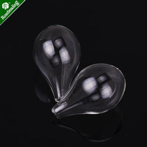 Small Glass Bottles, Drop Shape, 18*27mm & 18*31mm, Pack of 10