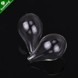 Small Glass Bottles, Drop Shape, 18*27mm & 18*31mm, Pack of 10