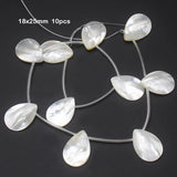 10pcs Natural Mother of Pearl Shell for DIY Jewelry Making