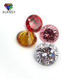18~65mm Round Brilliant CZ Stone 1pc 5A CZ Synthetic Gems For Jewelry