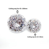 18~65mm Round Brilliant CZ Stone 1pc 5A CZ Synthetic Gems For Jewelry