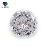 18~65mm Round Brilliant CZ Stone 1pc 5A CZ Synthetic Gems For Jewelry