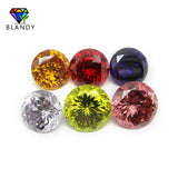 18~65mm Round Brilliant CZ Stone 1pc 5A CZ Synthetic Gems For Jewelry