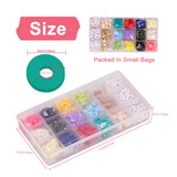 Polymer Clay Beads Chip Disk Round Beads Mix DIY Jewelry Making Kit