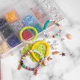 Polymer Clay Beads Chip Disk Round Beads Mix DIY Jewelry Making Kit