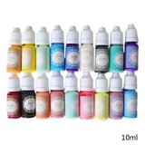 18 Colors Crystal Epoxy Pigment UV Resin Dye Art Crafts Colorant Set