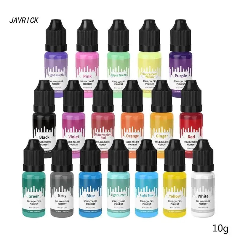 18 Colors Semi-transparent Epoxy Resin Pigment for Art Paint