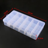 18 Grids Storage Box Jewelry Earring Bead Holder Case Display Organizer