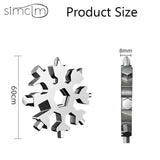 18-In-1 Snowflake KeyChain Multi-Tool Set for Home Outdoor