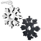 18-In-1 Snowflake KeyChain Multi-Tool Set for Home Outdoor
