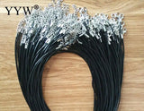 18 Inch 1.5mm Necklace Cord Waxed Cotton Cord lobster clasp Necklace chain