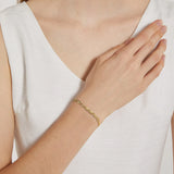 Boho Layered Chain Bracelet Bangle for Women Girlfriend Gift Jewelry