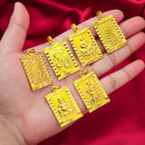 18K Yellow Dragon Pendant for Men Women - Wedding Engagement Gift - Pendant Only