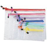 18 Pack Waterproof Zipper File Bags Document Pouch Multipurpose Travel Bags