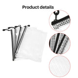 18 A5 Mesh Zipper Pouch, Zipper File Bags for School and Travel