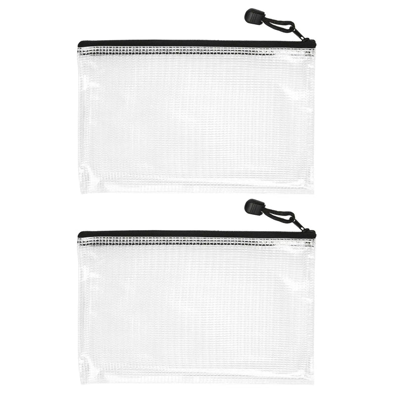 18 A5 Mesh Zipper Pouch, Zipper File Bags for School and Travel